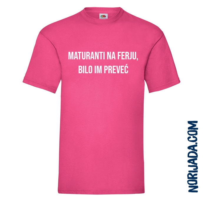 Maturanti na ferju, bilo im preveć