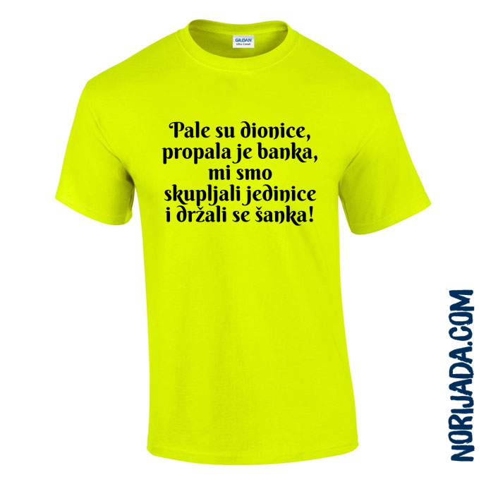 Pale su dionice, propala je banka, mi smo skupljali jedinice i držali se šanka!